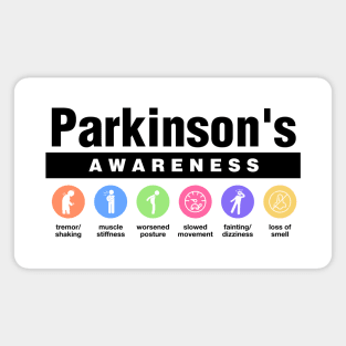 Parkinson's Disease - Disability Awareness Symptoms Magnet